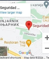 Mapa lokacija Detektivska agencija Seguridad Beograd Mapa lokacija Detektivska agencija Seguridad Beograd